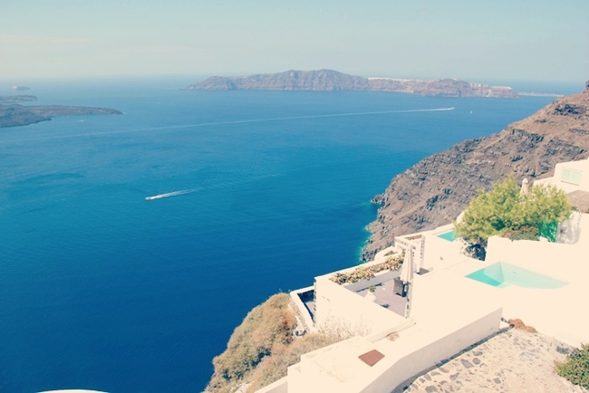 Santorini hotels with best sea view