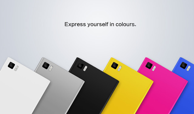 Xiaomi Mi3 Colours