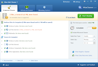 Download Wise Disk Cleaner Free Portable