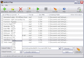 Switch audio file converter
