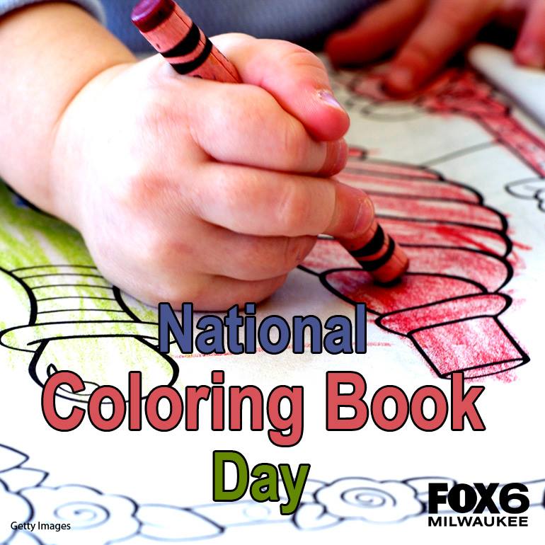 National Coloring Book Day