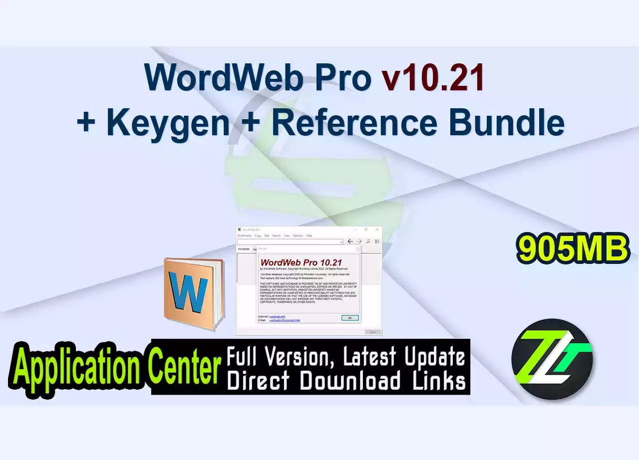 WordWeb Pro v10.21 + Keygen + Reference Bundle