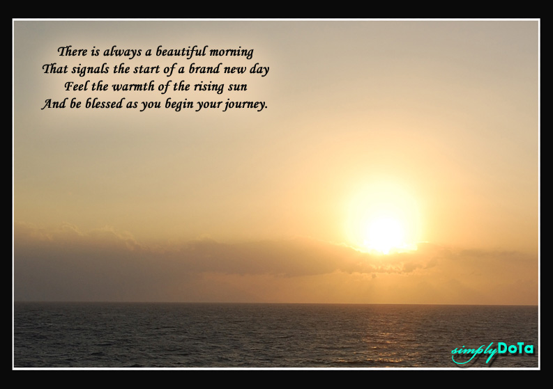 Dominus Stance Quote 99 Beautiful Morning