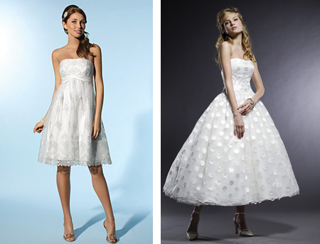 simple short wedding dresses 