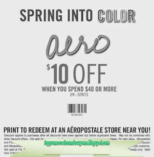 Free Printable Aeropostale Coupons