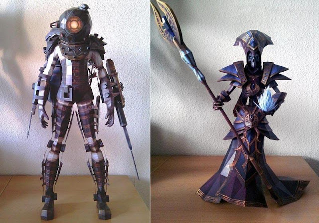  Awesome Paper Crafts Based on Game Characters