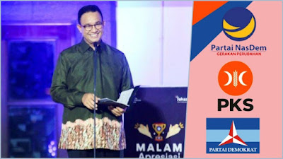 PKS, Nasdem, Demokrat Diprediksi Bakal Berkoalisi, Capresnya Anies Baswedan