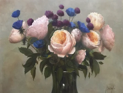 Bouquet of Flowers painting Patt Baldino