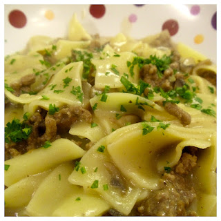 Creamy Mushroom and Beef Stroganoff by KaceyCooks