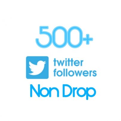 500+ TWITTER FOLLOWER REAL ACTIVE AND NON DROP