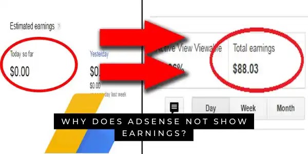 Why does AdSense not show earnings?