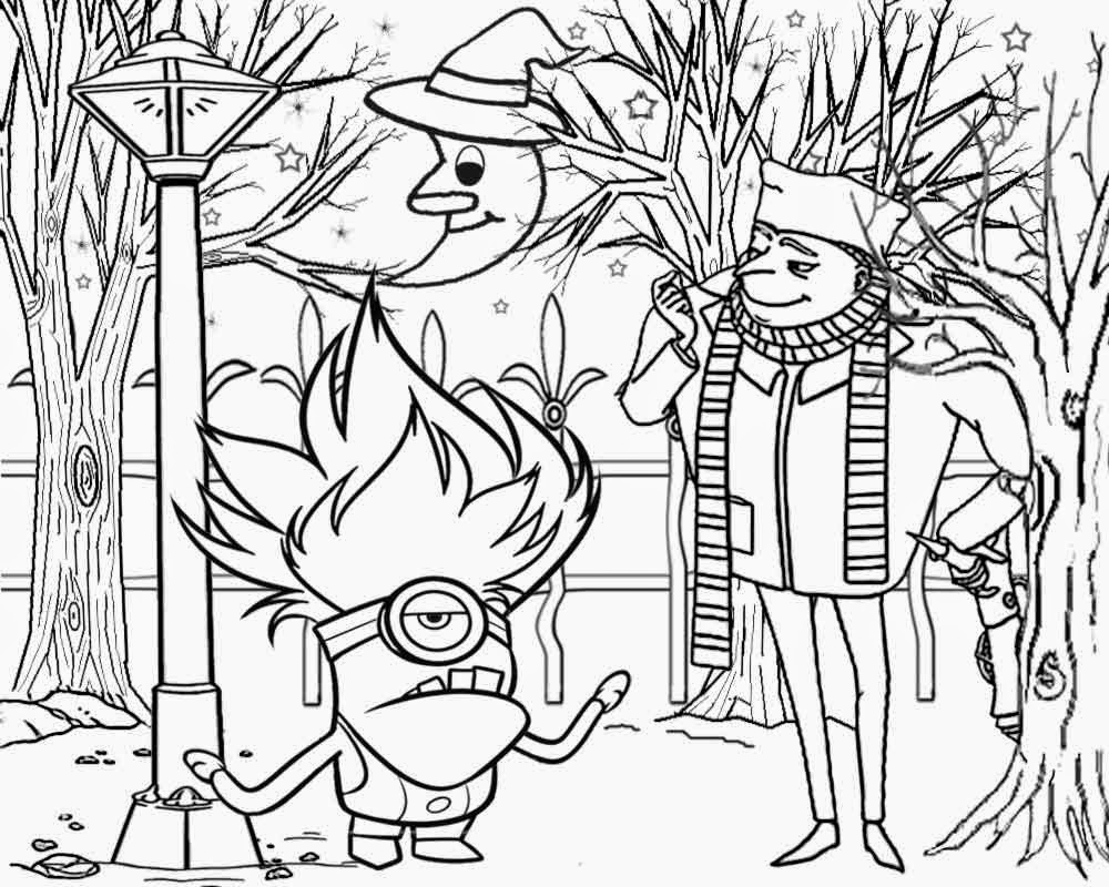 Despicable Me Minions Coloring Pages 8