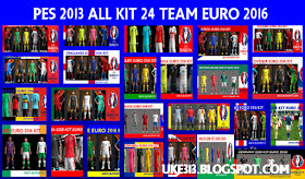 PES 2013 ALL KIT 24 TEAM EURO 2016