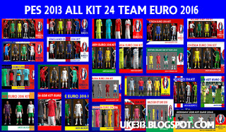 PES 2013 ALL KIT 24 TEAM EURO 2016