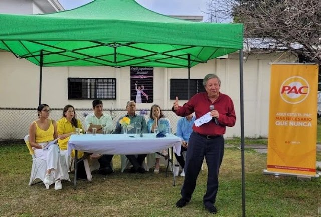 Expresidente Alvarado hace un llamado al PAC a ganar sin mentiras y sin atacar a las personas