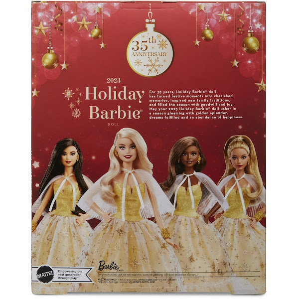 2023 Holiday Barbie Doll, Seasonal Collector Gift