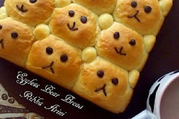 Cara Membuat Eggless Bear Bread (Roti beruang Tanpa Telur) lembut banget