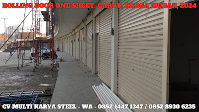 GAMBAR, DAFTAR, HARGA, ROLLING DOOR ONE SHEET, SOLID, PER METER, MURAH, TERBARU, GARUT, 2024