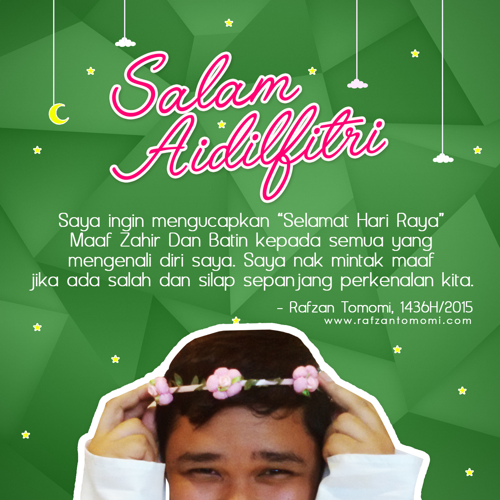 kad ucapan hari raya kreatif