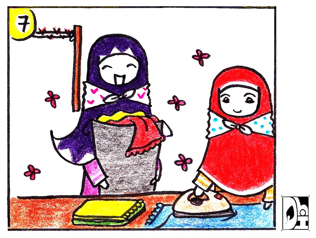 Komik Muslimah Proyek Mukena Bersih 7