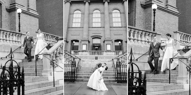 A classic Washington, DC wedding at St. Aloysius church and Top of the Town by Heather Ryan Photography