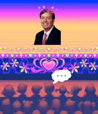 Senator Lindsey Graham South Carolina Visual Competition Pokémon Super Contest dress-up shameful ugly