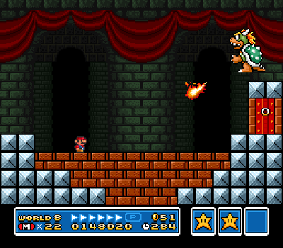 Super Mario All-Stars (Super Mario Bros 3) - Final Boss Bowser