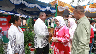 Getaran Suka Cita, Dandim 1702/Jayawijaya Gelar Open House Natal 2023