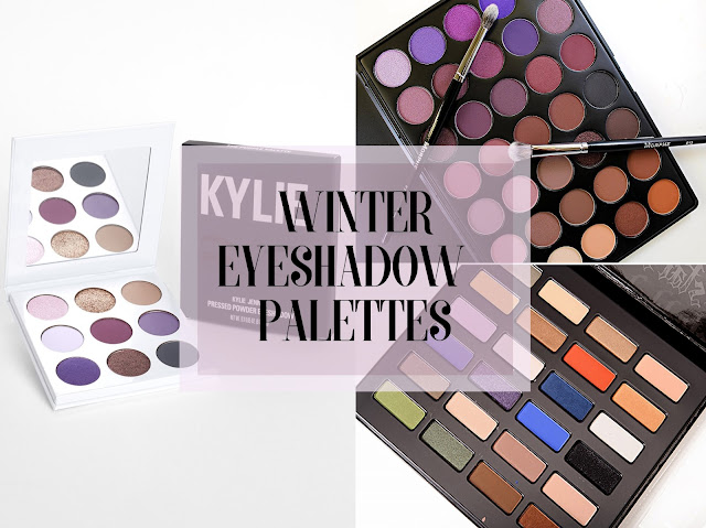 urban decay morphe kat von d kylie jenner cosmetics winter dark smoky eyeshadow palette review