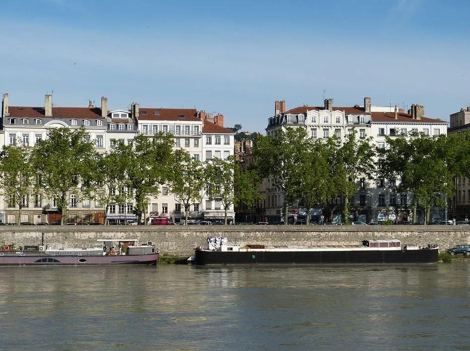 Le Rhône à Lyon