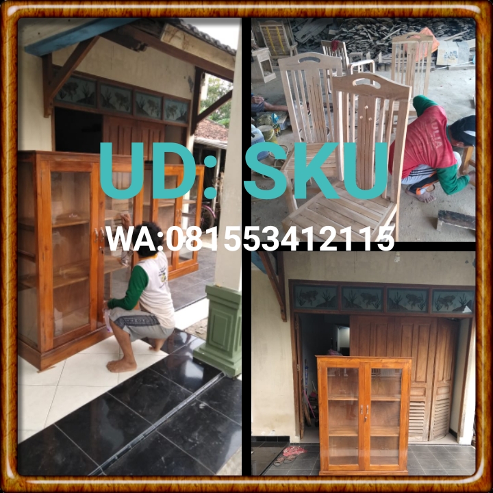 Jual Kusen Pintu Cendela Jati Minimalis Murah Gresik  