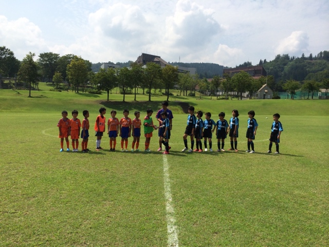 Albirex Niigata Soccer School 高学年キャンプ アルビレックス新潟 川崎フロンターレサッカースクール合同サマーキャン プ 最終日