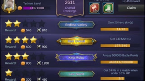 Tips Mendapatkan Battle Points Mobile Legend dengan Cepat