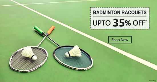 Buy Badminton Racquets Online in India