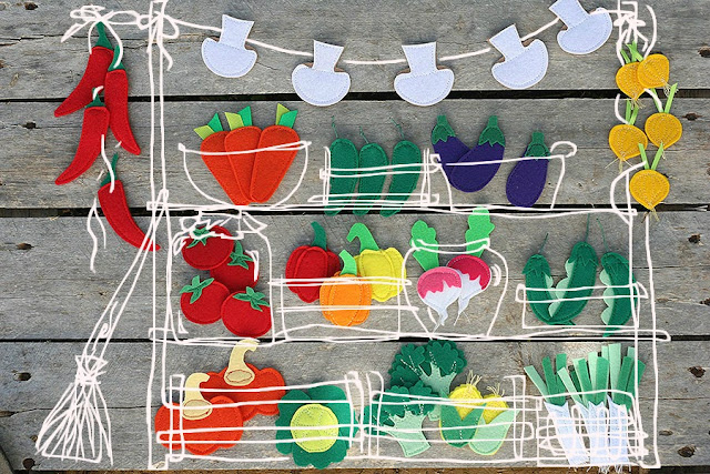 Felt fruits and veggies by TomToy