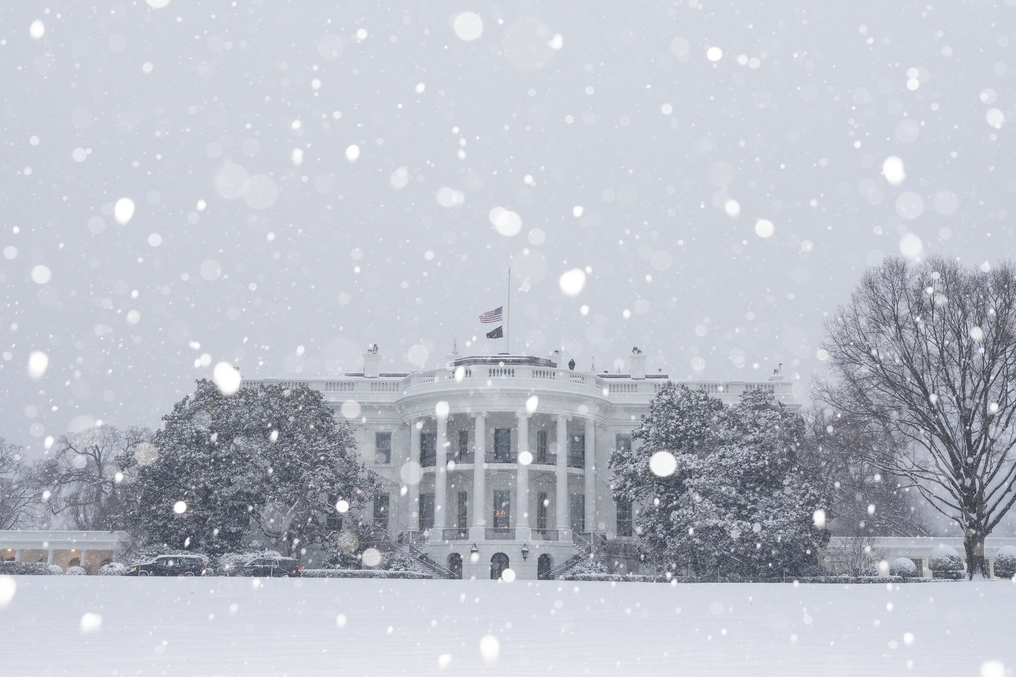 Snowy White House