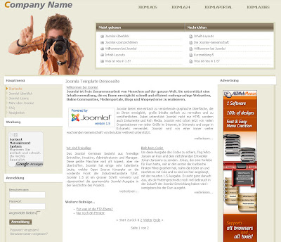 Siteground-j15-87 (Photo Store) - шаблон для Joomla 1.5