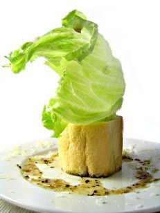 Lettuce with olive vinegar
