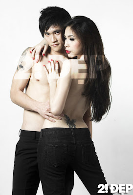 Thuy Tien and cong vinh nude
