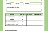 Examen Diagnóstico Tercer grado 2019-2020