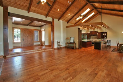 Kitchen Living Room Open Floor Plan on Open Plan Living Room  Entry  Kitchen And Dining Room