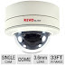 Revo Elite REVDM600-1 Dome Security Camera - 1/3" Sony CCD, 3.6mm Lens, 600TVL, 33' Night Vision Range, Weatherproof