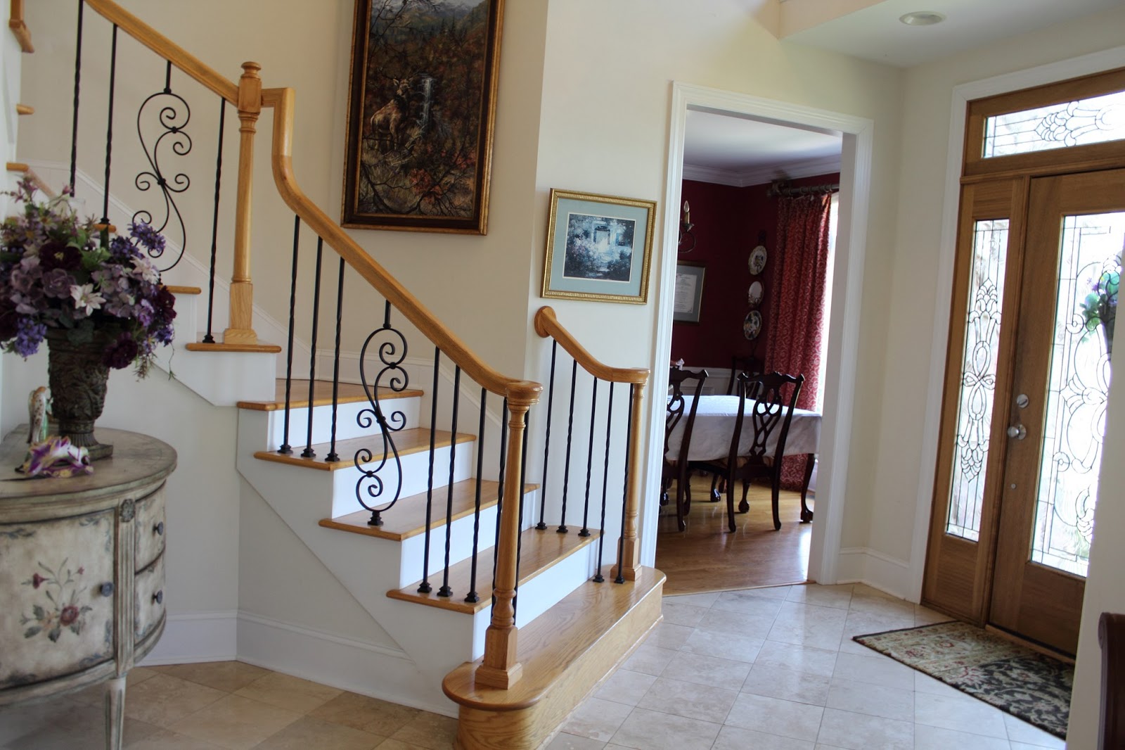 Sewanee Tennessee Home For Sale Foyer And Stairway To The Top