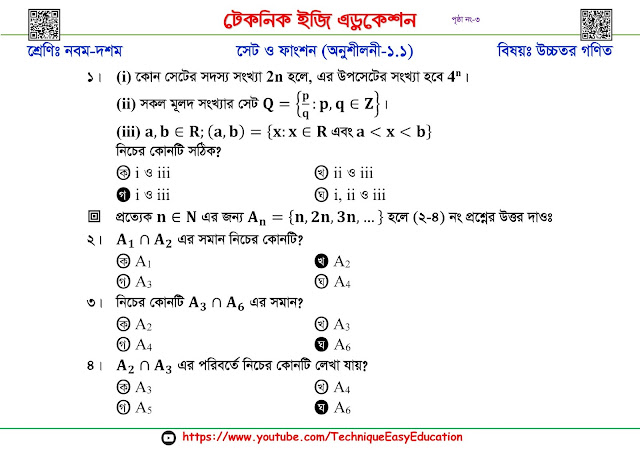 SSC Higher Mathematics