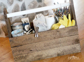 Wooden Paint Supply Tote Bliss-Ranch.com