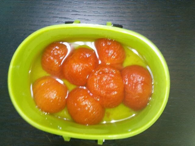 冷凍したミニトマトでコンポート Satorisuのおいしいごはんとお菓子