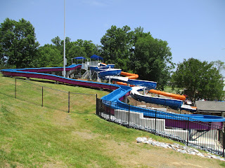 Waterslides at High Point City Lake Park © Katrena