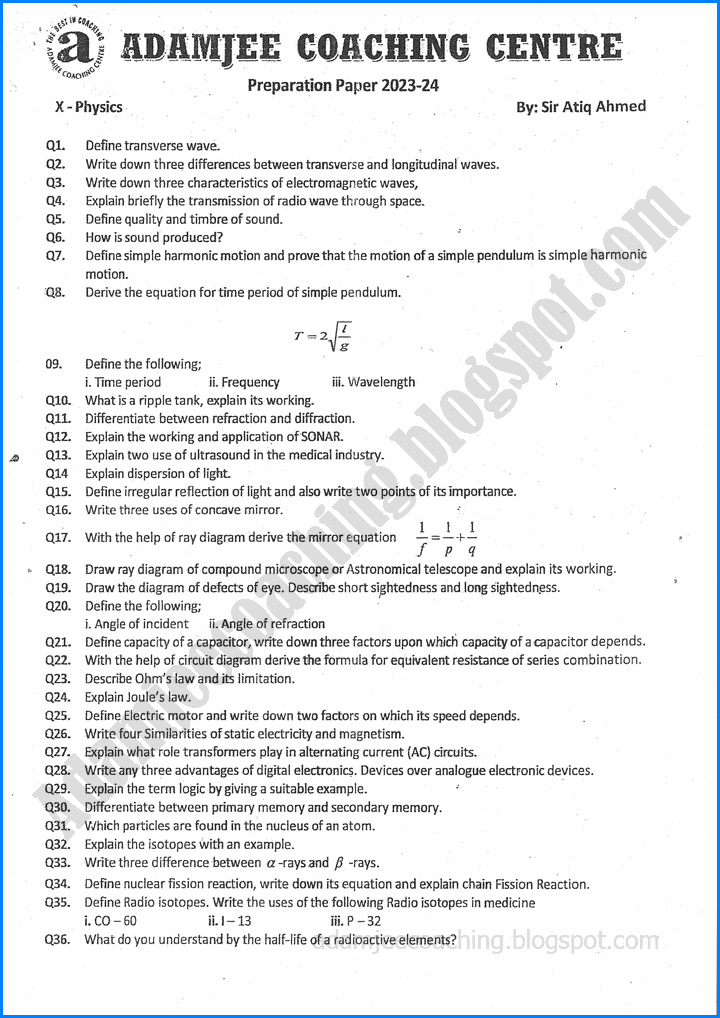 physics-10th-adamjee-coaching-guess-paper-2024-science-group