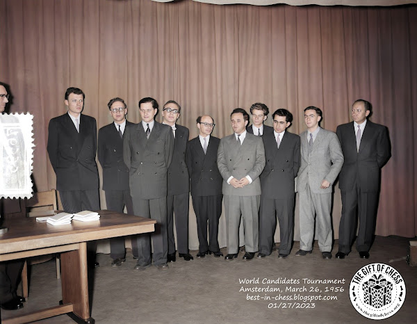 World Candidates Tournament, Amsterdam, March 26, 1956.