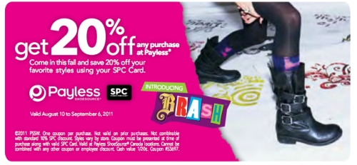 Canadian Daily Deals: Payless Shoes Canada: Save 20% Off Any Purchase ...